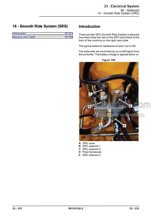 Photo 11 - JCB 225 225T 260 260T 280 300 300T 320T 330 Service Manual Skid Steer Loader 9813-5150