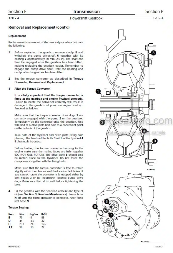 Photo 1 - JCB 3CX 4CX 214E 214 215 217 Service Manual Backhoe Loader 9803-3280