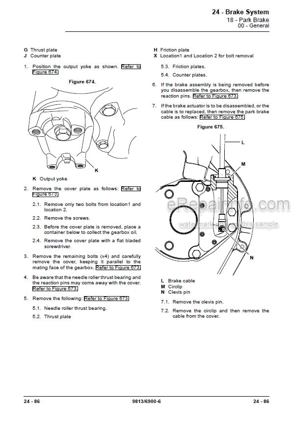 Photo 3 - JCB 3CX 4CX 5CX 5CX Wastemaster ECO Service Manual Backhoe Loader 9813-6900