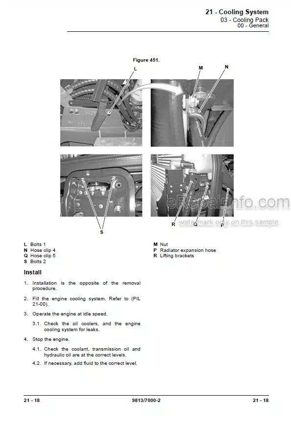 Photo 14 - JCB 3CX 4CX 5CX Service Manual Backhoe Loader 9813-7000