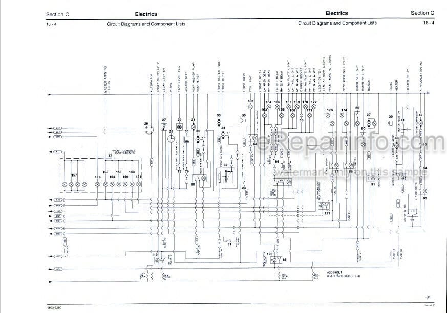 Photo 4 - JCB 3CX 4CX Service Manual Backhoe Loader 9803-3260