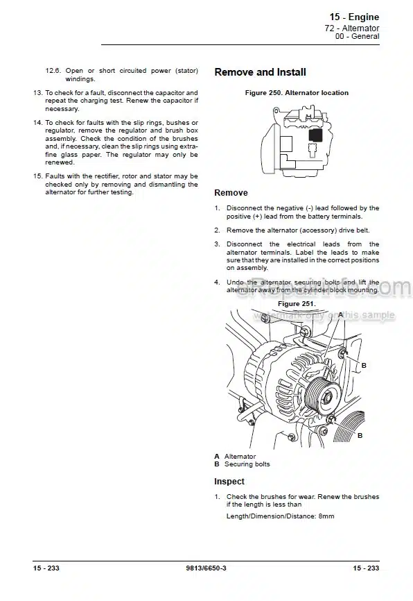 Photo 1 - JCB 3CX Service Manual Backhoe Loader 9813-6650