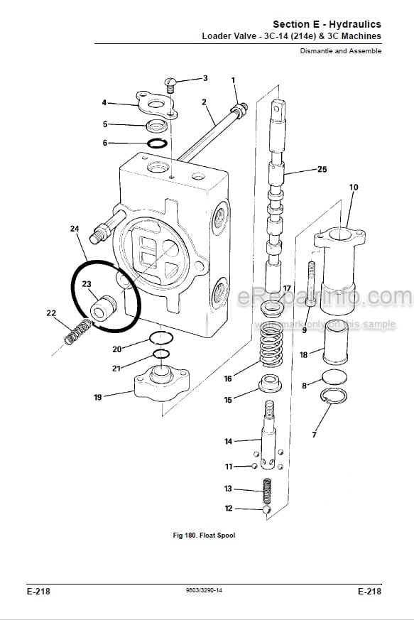 Photo 6 - JCB 3C 3CX 4CX Service Manual Backhoe Loader 9803-3290