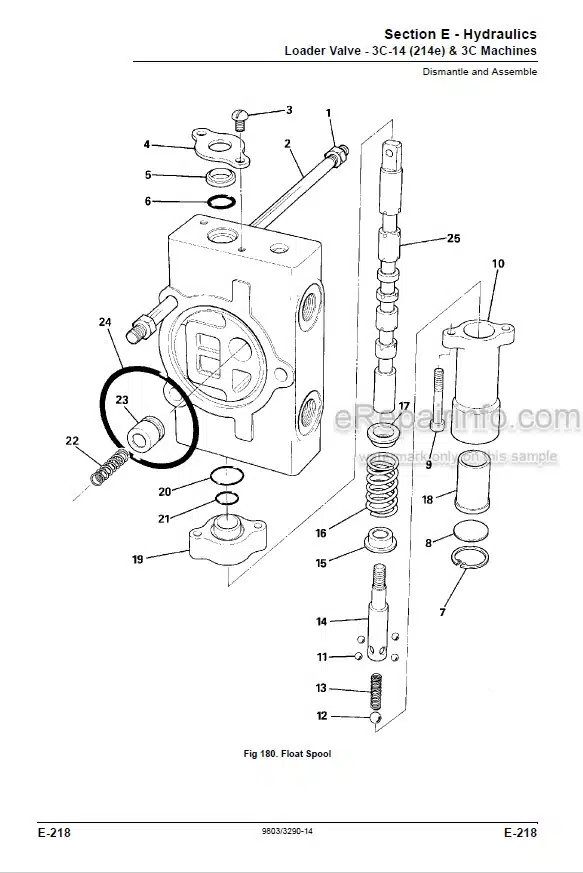 Photo 6 - JCB 3C 3CX 4CX Service Manual Backhoe Loader 9803-3290