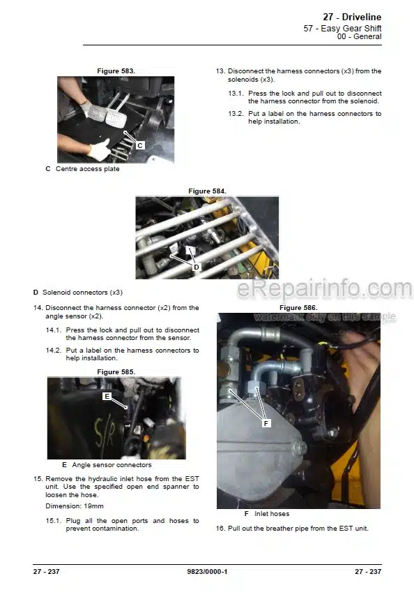 Photo 11 - JCB 3DX Super 3DX Xtra 4DX Service Manual Backhoe Loader 9823-0000