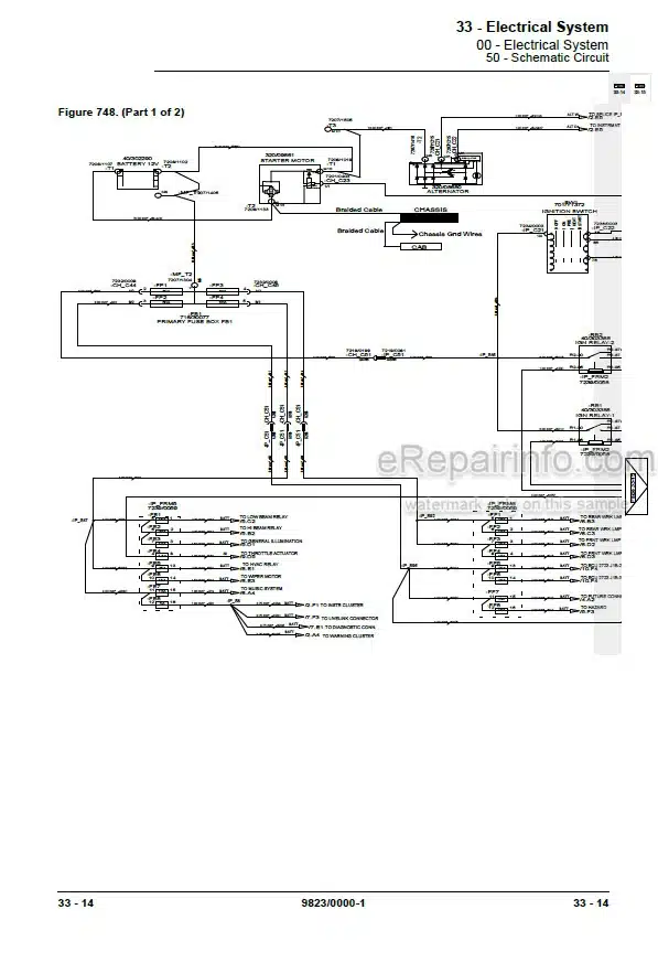 Photo 6 - JCB 3DX Super 3DX Xtra 4DX Service Manual Backhoe Loader 9823-0000