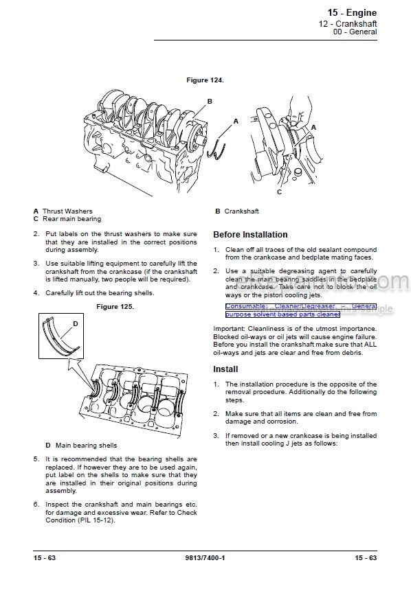 Photo 7 - JCB Mini CX Mini CX 4X4 Service Manual Backhoe Loader 9803-9340