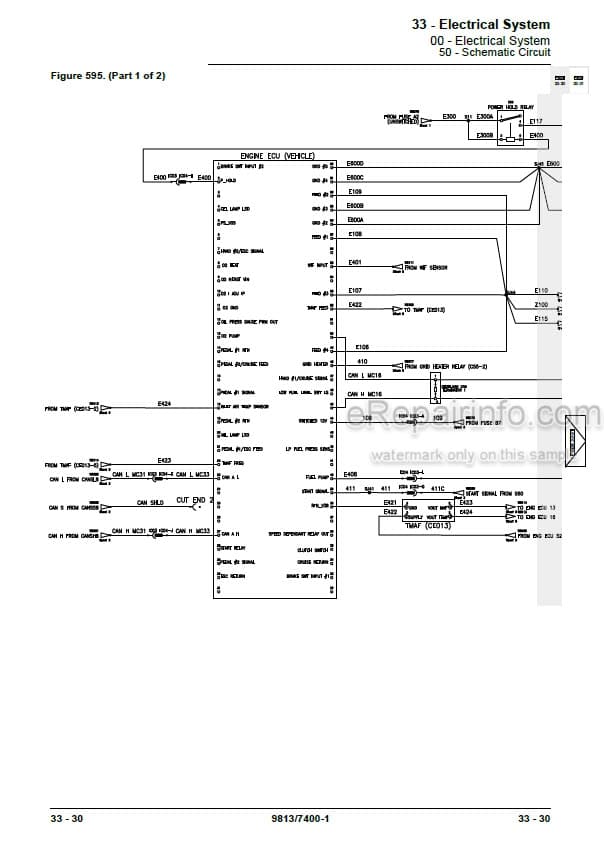 Photo 6 - JCB 3TS-8T 3TS-8W Service Manual Skid Steer Loader 9813-7400