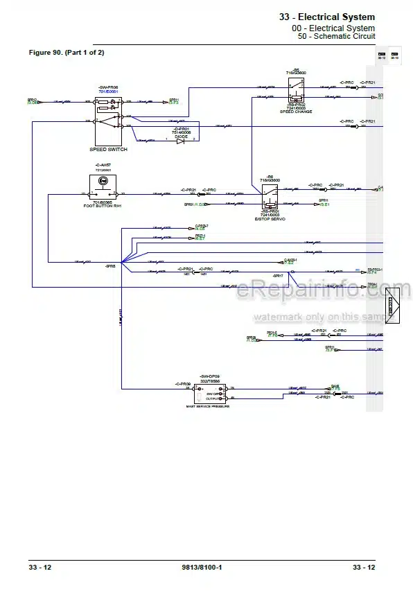 Photo 3 - JCB 4CX Pilingmaster Service Manual Backhoe Loader 9813-8100
