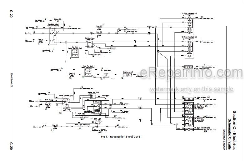 Photo 6 - JCB Midi CX Service Manual Backhoe Loader 9803-9400