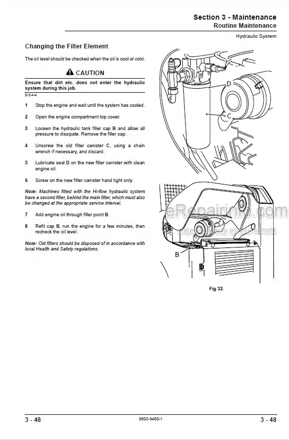 Photo 11 - JCB Robot 190 1110 Service Manual Skid Steer Loader