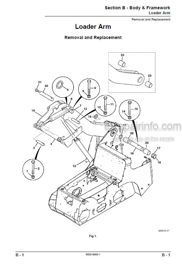 Photo 6 - JCB Robot 190 1110 Service Manual Skid Steer Loader