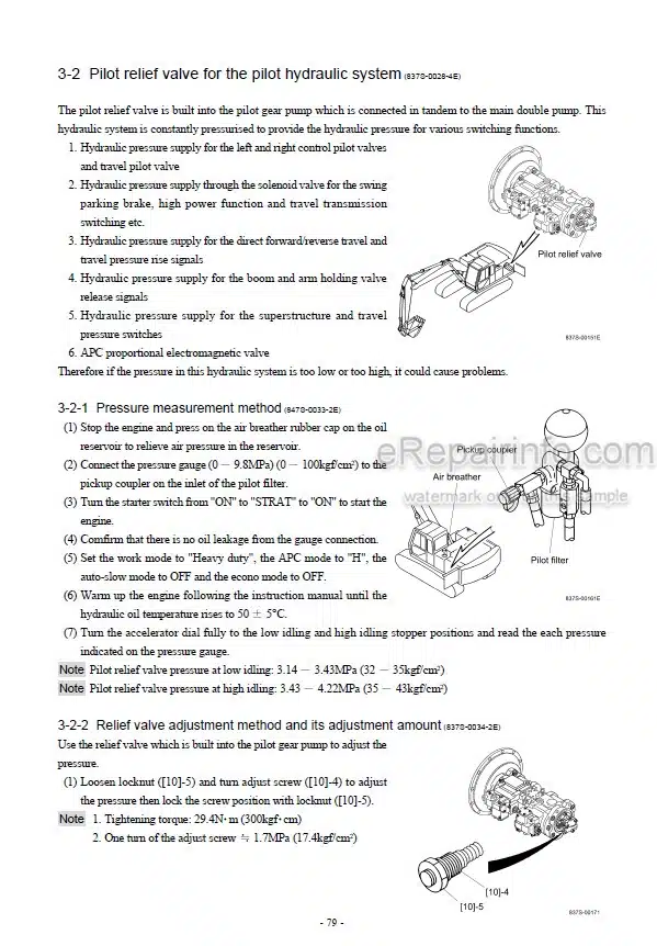 Photo 13 - Kato HD1023III HD1023III-LC Super Exceed Service Manual Fully Hydraulic Excavator 306351