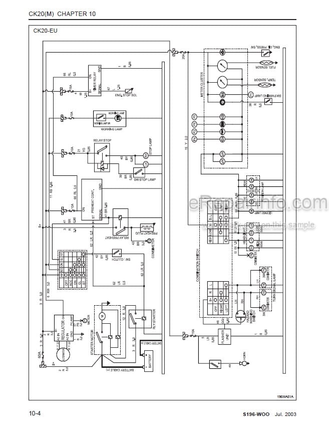 Photo 5 - Kioti Daedong CK20 CH20 CK20J CK20H CK20HJ Workshop Manual Tractor S196-W00