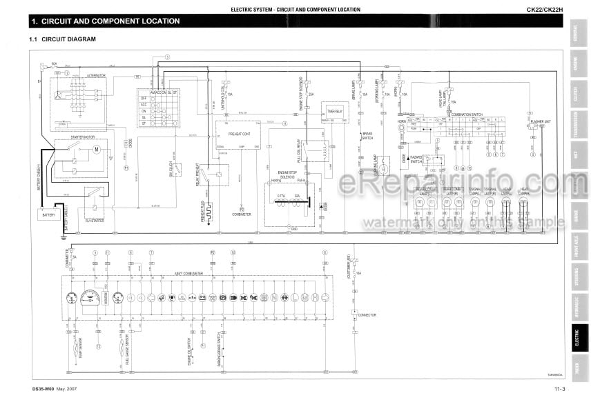 Photo 5 - Kioti Daedong CK22 CK22H Workshop Manual Tractor DS35-W00