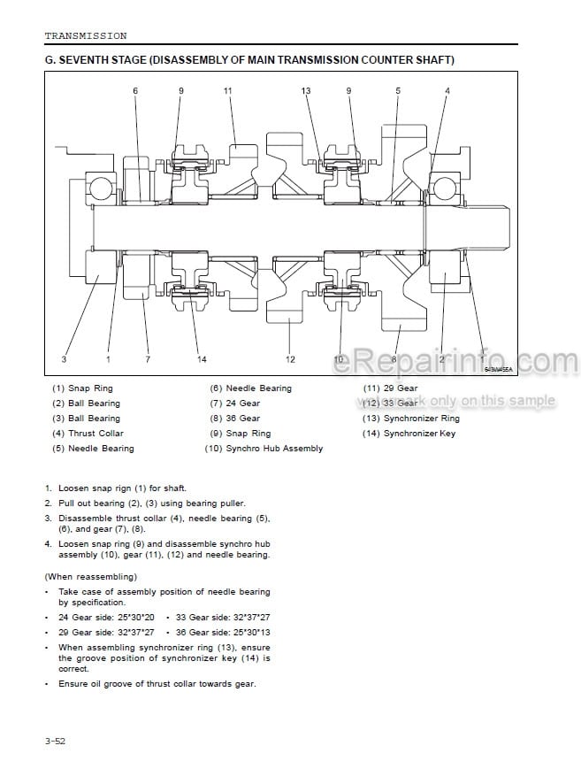 Photo 6 - Kioti Daedong DK35 DK40 DK450L Workshop Manual Tractor