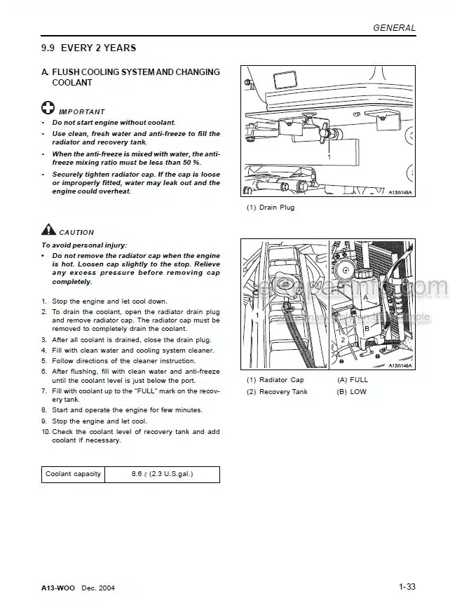 Photo 8 - Kioti Daedong DK45S DK451 Workshop Manual Tractor DC45-W00