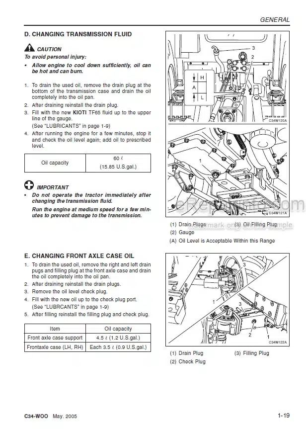 Photo 10 - Kioti Daedong DK651 DK751 DK801 DK901 Workshop Manual Tractor C34-W00