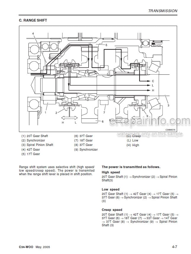 Photo 3 - Kioti Daedong DK651 DK751 DK801 DK901 Workshop Manual Tractor C34-W00