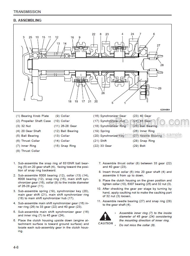 Photo 6 - Kioti Daedong DK65 Workshop Manual Tractor