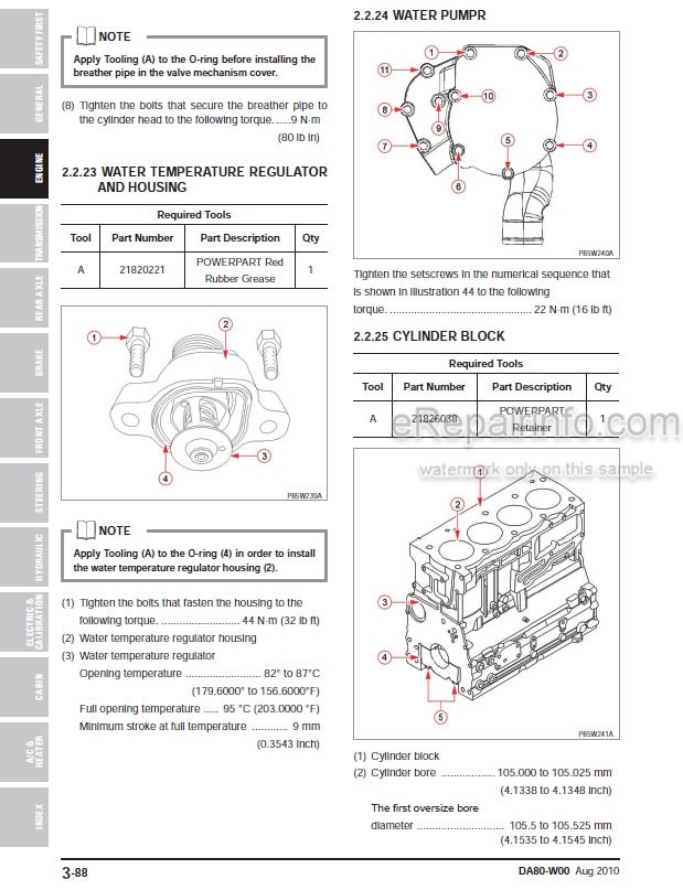 Photo 6 - Kioti Daedong DX7510 DX9010 DX100 Workshop Manual Tractor DA80-W00