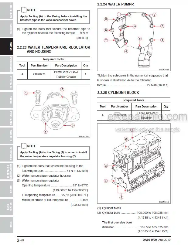 Photo 6 - Kioti Daedong DX7510 DX9010 DX100 Workshop Manual Tractor DA80-W00