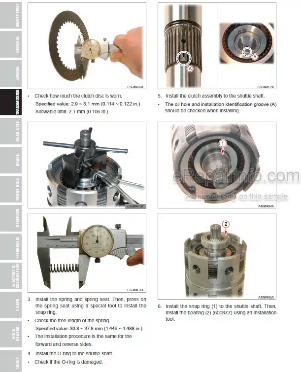 Photo 7 - Kioti Daedong DX7510 DX9010 DX100 Workshop Manual Tractor DA80-W00