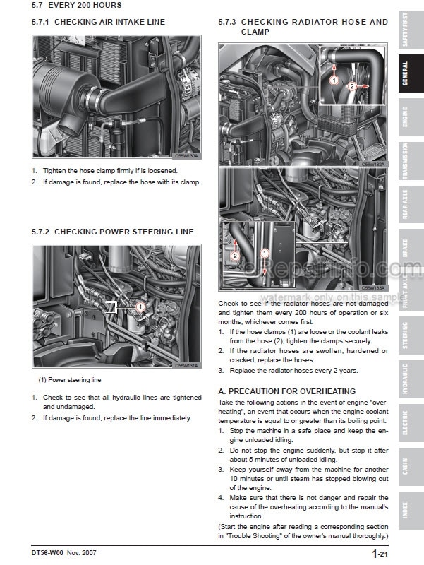 Photo 13 - Kioti Daedong FX751 Workshop Manual Tractor DT56-W00