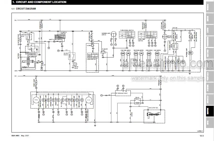 Photo 5 - Kioti Daedong LK30 Workshop Manual Tractor SS41-W00