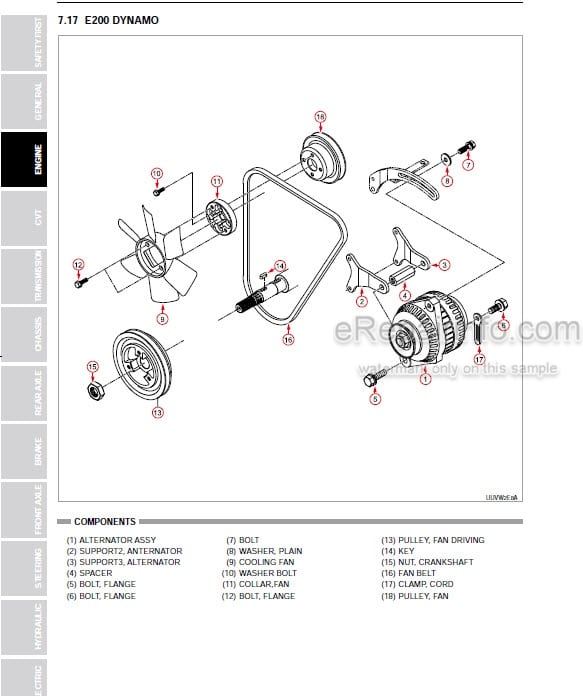 Photo 3 - Kioti Daedong Mechron 2200 Workshop Manual Utility Vehicle SUUV-W00