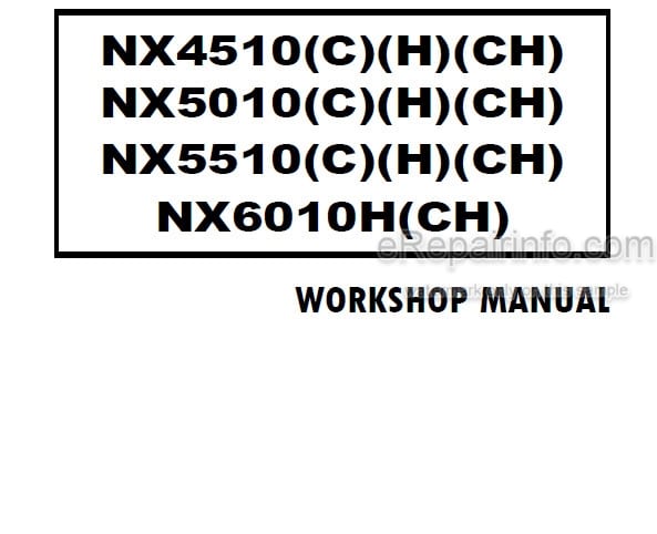 Photo 5 - Kioti Daedong NX4510 NX5010 NX5510 NX6010 Workshop Manual Tractor DN60-W00