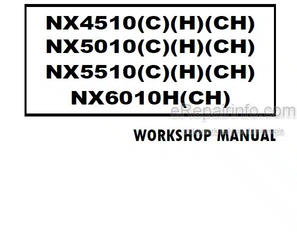 Photo 5 - Kioti Daedong NX4510 NX5010 NX5510 NX6010 Workshop Manual Tractor DN60-W00