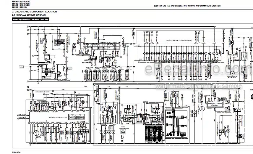 Photo 6 - Kioti Daedong NX4510 NX5010 NX5510 NX6010 Workshop Manual Tractor DN60-W00