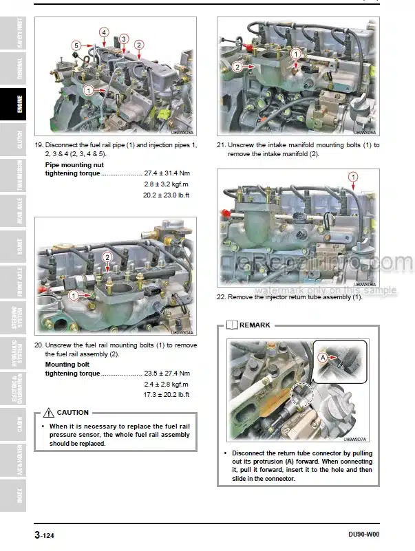 Photo 11 - Kioti Daedong RX6020C RX6020PC RX6620C RX6620PC RX7320C RX7620C RX7320PC RX7620PC Workshop Manual Tractor DU90-W00