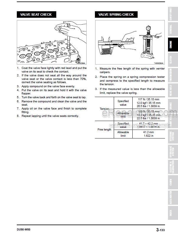 Photo 6 - Kioti Daedong RX6020C RX6020PC RX6620C RX6620PC RX7320C RX7620C RX7320PC RX7620PC Workshop Manual Tractor DU90-W00