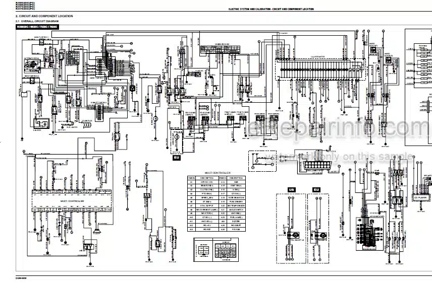 Photo 5 - Kioti Daedong RX6020C RX6020PC RX6620C RX6620PC RX7320C RX7620C RX7320PC RX7620PC Workshop Manual Tractor DU90-W00