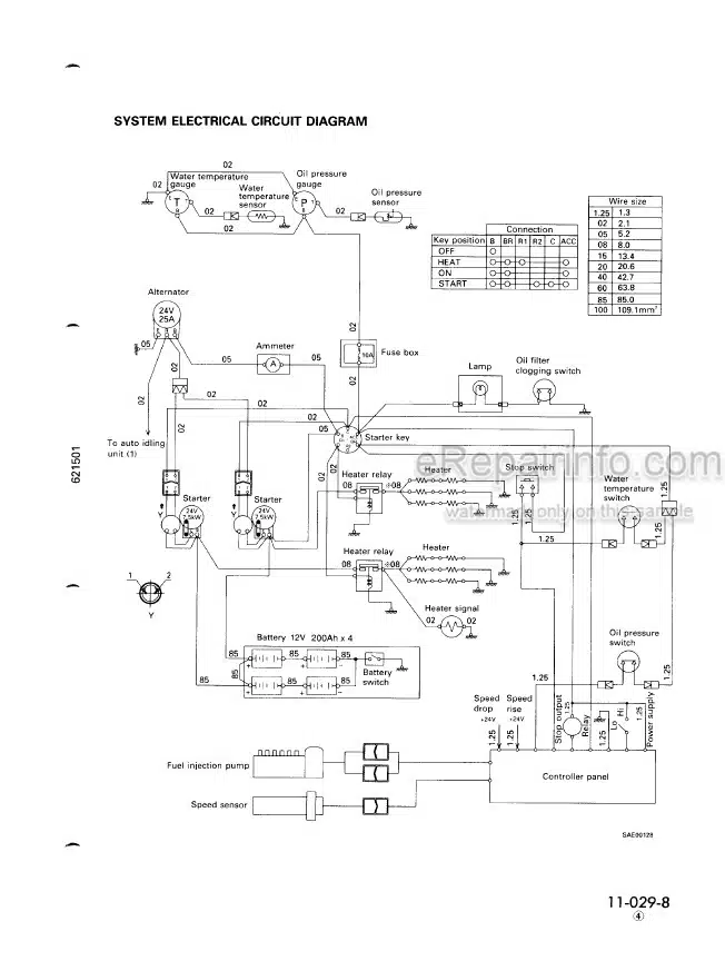 Photo 4 - Komatsu 12V140-1 Series Shop Manual Diesel Engine SEBE62105114