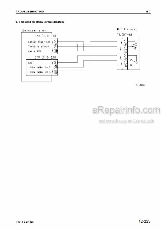 Photo 4 - Komatsu 140-3 Series Shop Manual Diesel Engine SEBM022208