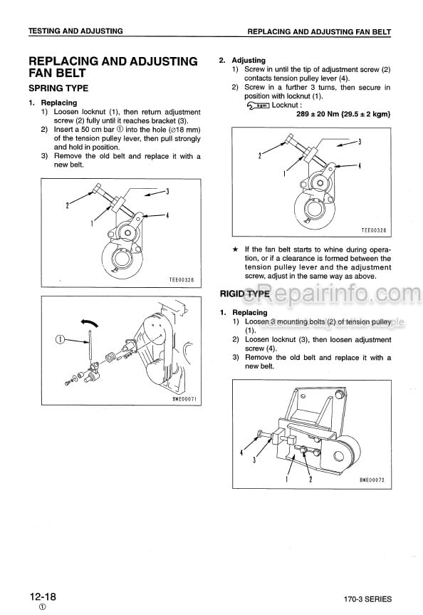 Photo 5 - Komatsu 170-3 Series Shop Manual Diesel Engine SEBM023407