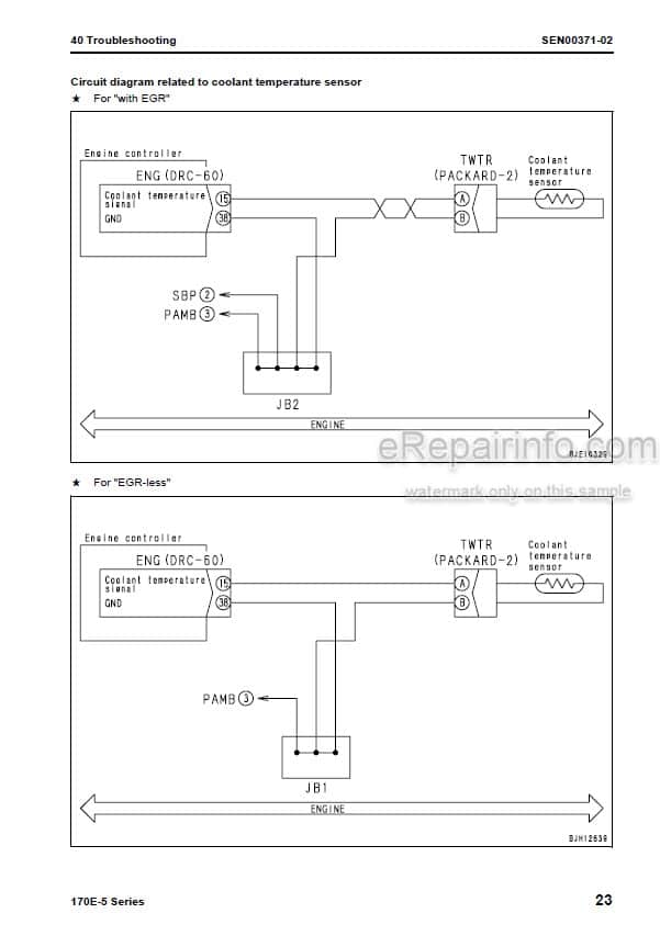 Photo 5 - Komatsu 170E-5 Series Shop Manual Engine SEN00190-11