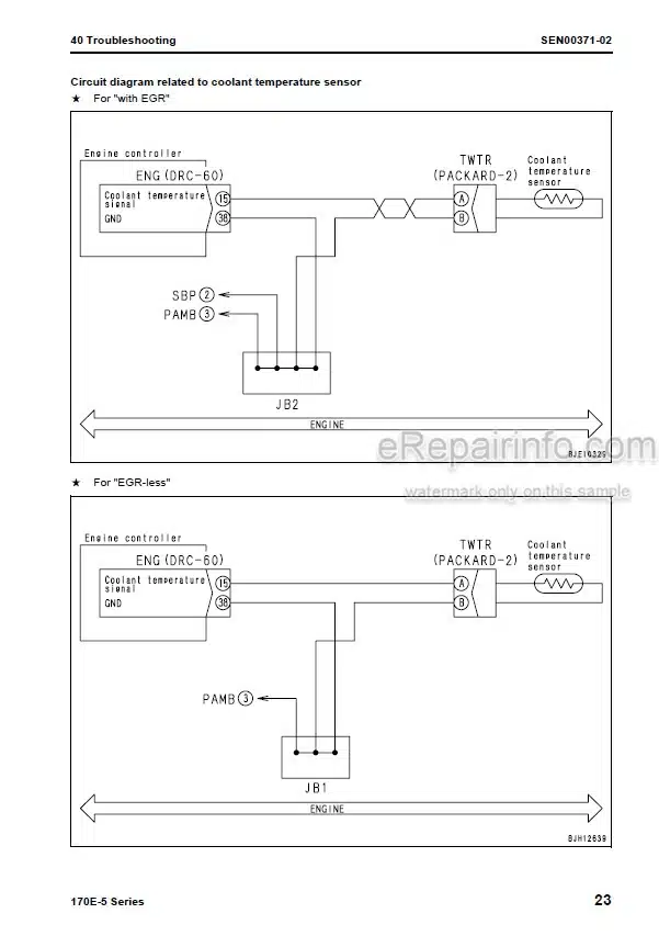 Photo 5 - Komatsu 170E-5 Series Shop Manual Engine SEN00190-11