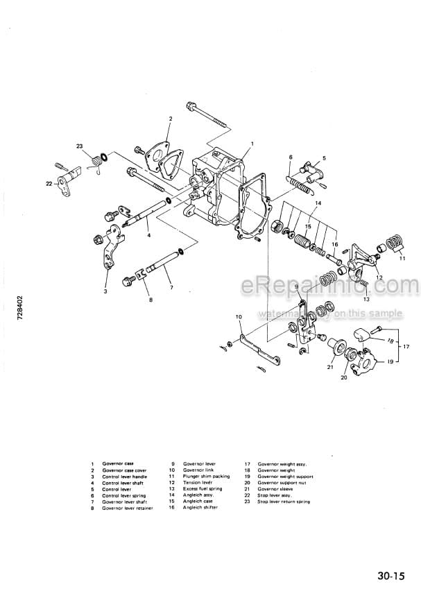 Photo 3 - Komatsu 72-2 75-2 78-1 84-2 Series Shop Manual Diesel Engine SEBM002400