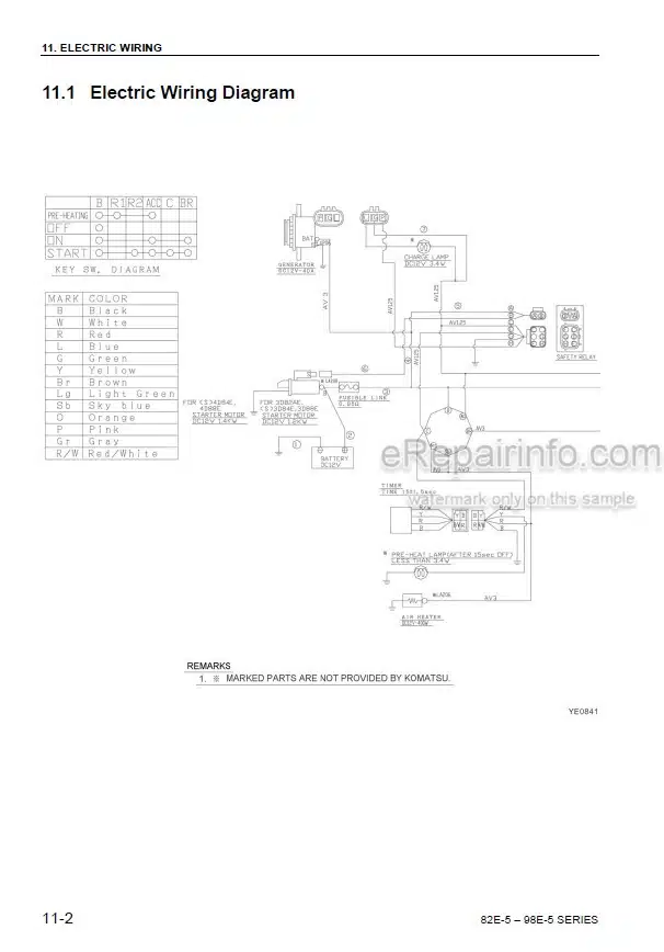 Photo 4 - Komatsu 82E 98E Series Shop Manual Diesel Engine SEBM035102