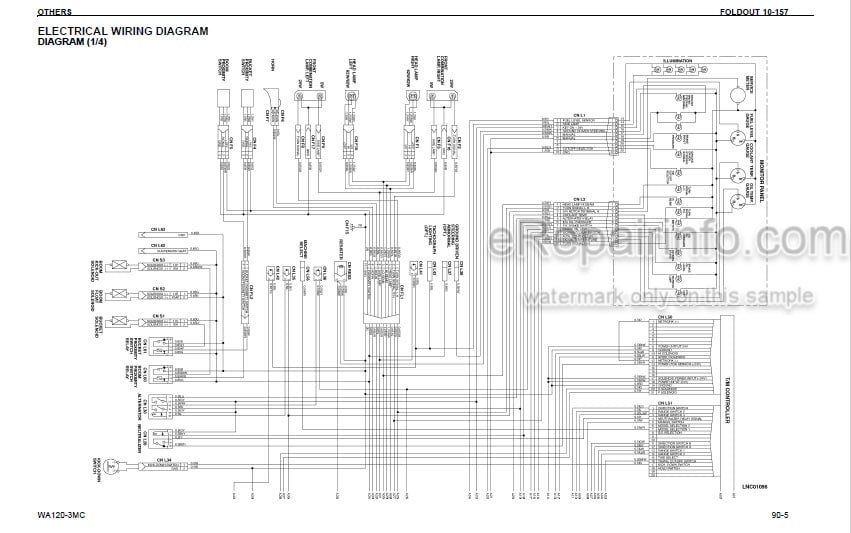 Photo 5 - Komatsu Avance Plus WA120-3 Shop Manual Wheel Loader CEBM005101