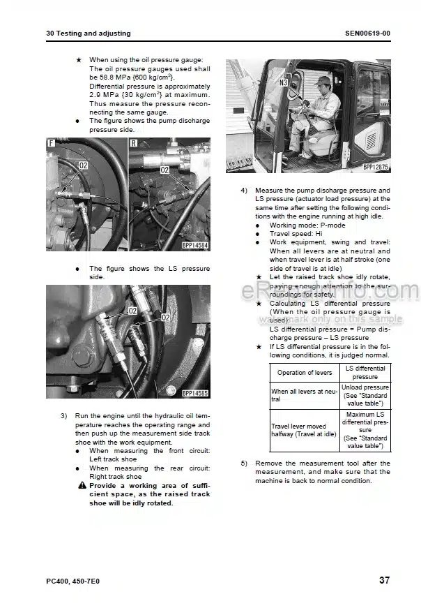 Photo 7 - Komatsu Galeo PC600-8 PC600LC-8 Shop Manual Excavator SEN00128-04