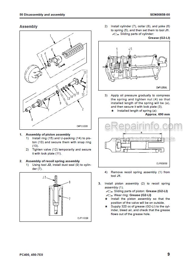 Photo 6 - Komatsu Galeo PC400-7E0 PC400LC-7E0 PC450-7E0 PC450LC-7E0 Shop Manual Excavator SEN00344-03