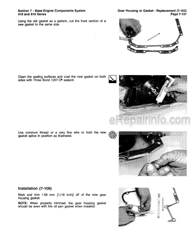 Photo 7 - Komatsu Avance Plus WA120-3 Shop Manual Wheel Loader CEBM005101