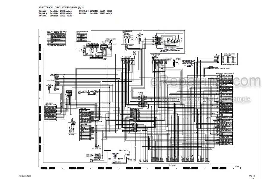 Photo 5 - Komatsu PC100-6 PC100L-6 PC120-6 PC120LC-6 PC130-6 Shop Manual Excavator SEBM010611