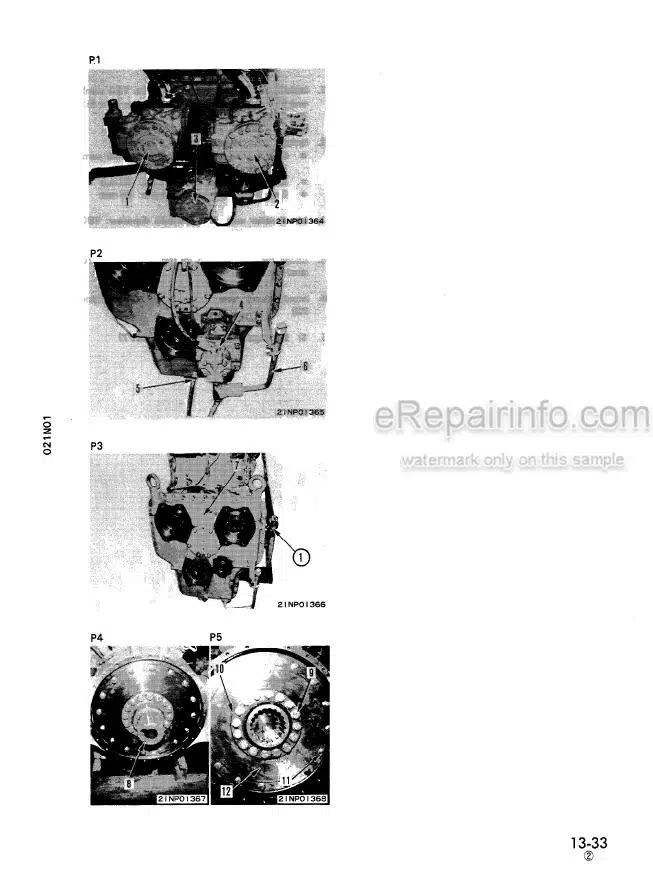 Photo 7 - Komatsu PC1000-1 PC1000LC-1 PC1000SE-1 PC1000SP-1 Shop Manual Excavator SEBM021N0107