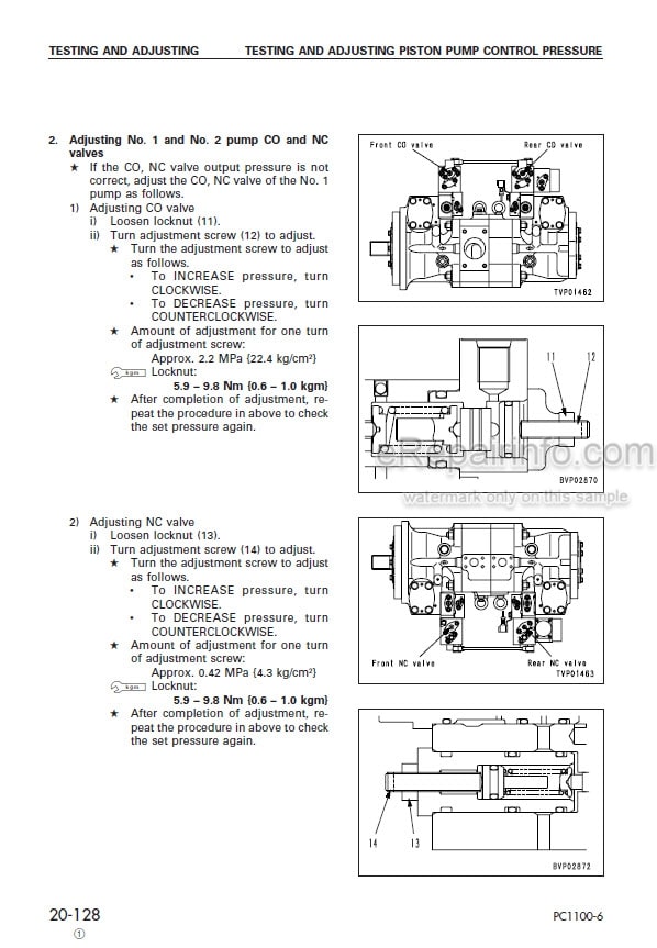 Photo 3 - Komatsu PC1100-6 PC1100SP-6 PC1100LC-6 Shop Manual Excavator SEBM014206